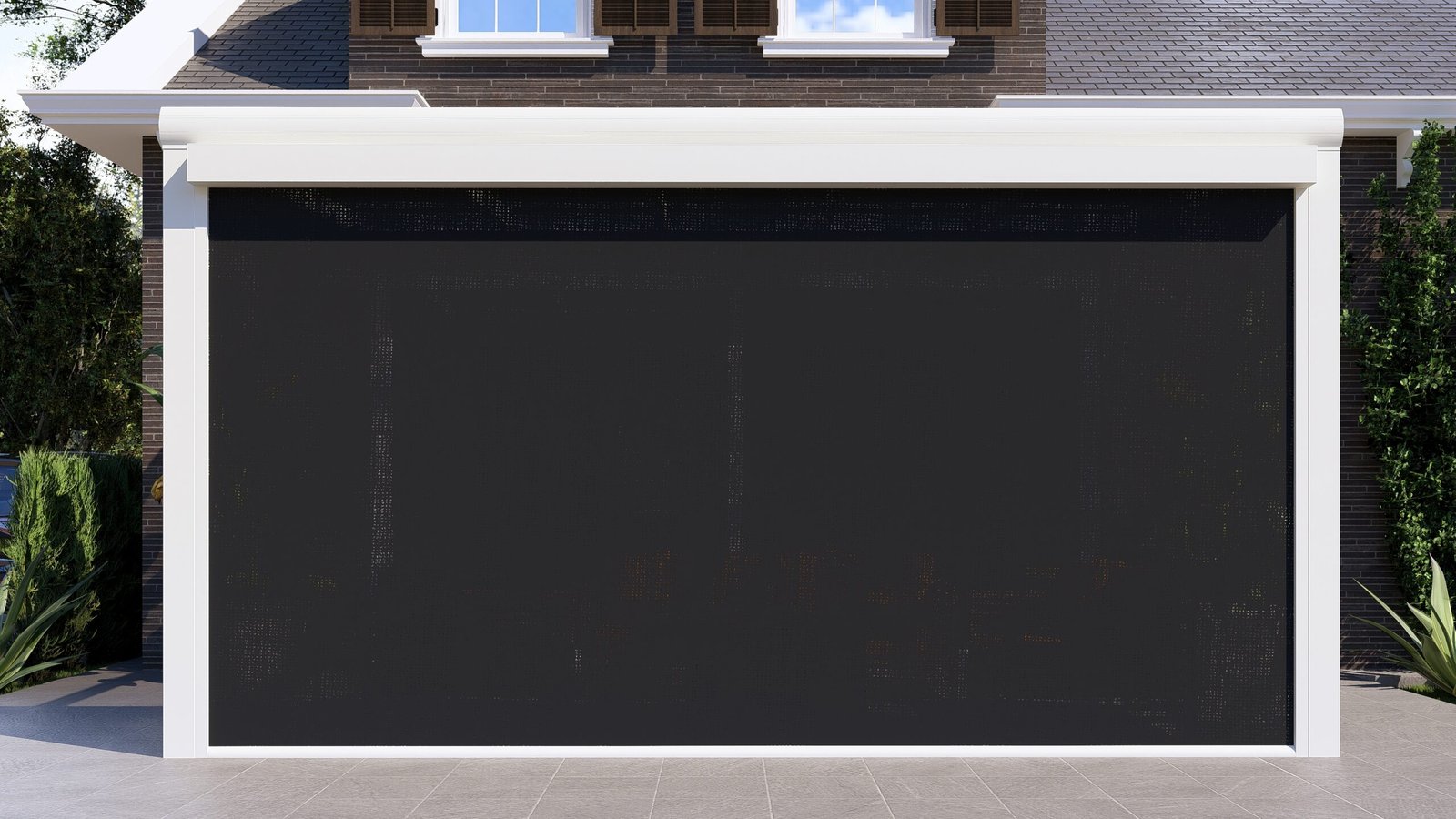 Ritsscreen aan de voorzijde van een Signature Prime veranda in crème